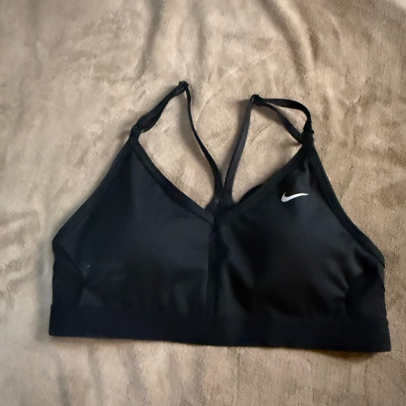 Nike Dri-FIT Black Sports Bra - Picture 1 of 3